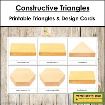 Download Montessori Constructive Triangles Bundle (6 boxes) by Montessori Print Shop