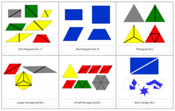 Download Montessori Constructive Triangles Bundle (6 boxes) by Montessori Print Shop