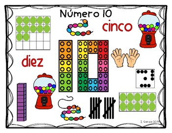 Construir y Cubrir el Numero by Irma Garcia | TPT