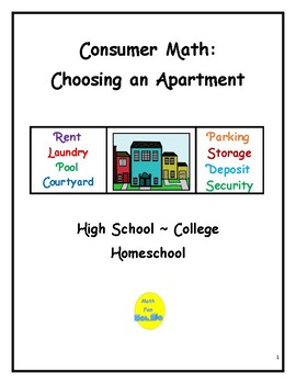 Preview of Consumer Math: Choosing an Apartment