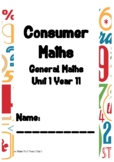 Consumer Maths (QCAA - General Maths)