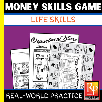 Preview of Consumer Math Money Skills: Department Store Game - Real World Special Education