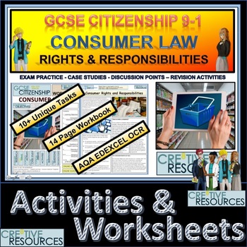Preview of Consumer Rights and Responsibilities Booklet of Student Activities & Worksheets