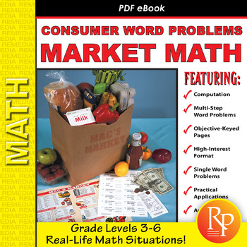 Preview of Grocery Store Math - Life Skills Shopping Special Education Activities - Fun