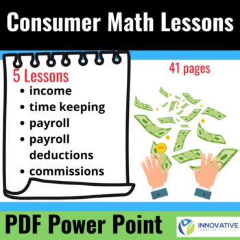 Preview of Consumer math lessons (41 pages, PDF Format)