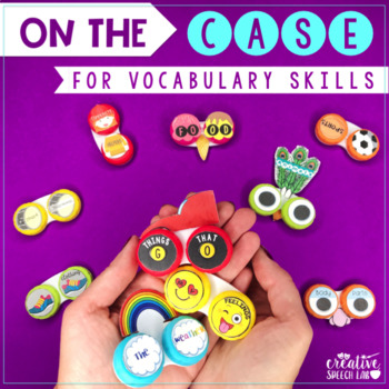 Preview of Contact Lens Case Vocabulary Activities