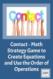 Math Strategy Game to Create Equations and Use the Order o