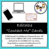 Contact Me Cards