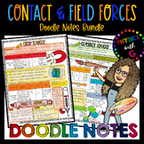 Contact and Field Forces - Doodle Notes Bundle