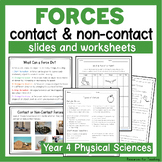 Contact and Non-Contact Forces - Year 4 Physical Sciences