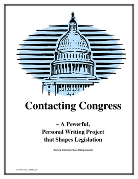 Preview of Contacting Congress - A Powerful, Personal Writing Project