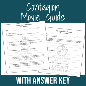 Preview of Contagion Movie Assignment Handouts with Key