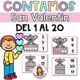 Contamos San Valentín corazones / Valentine's Day Counting