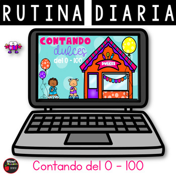 Preview of Rutina diaria de matemática | Dulces