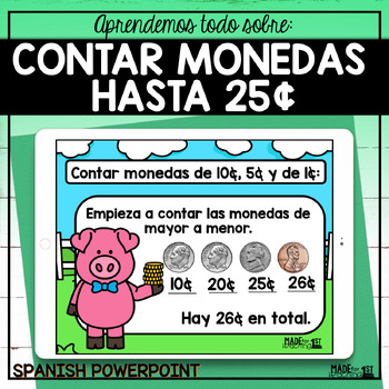 Preview of Contar Monedas | Spanish PowerPoint