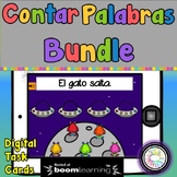 Contar palabras bundle Digital Task Cards | Boom Cards™