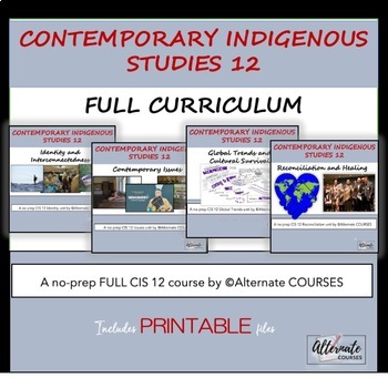 Preview of Contemporary Indigenous Studies 12 WHOLE COURSE