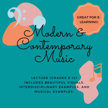 Preview of Modern & Contemporary Music - Lecture