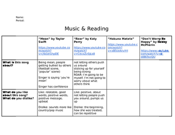 Preview of Contemporary Music & Reading!