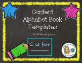 Content Alphabet Book Templates