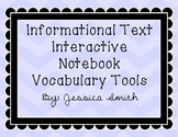Interactive Notebook Vocabulary Templates