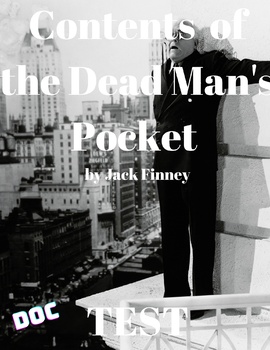Preview of Contents of a Dead Man's Pocket - Test (DOC)