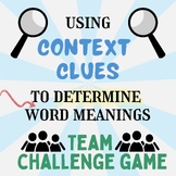 Context Clue Game - Team Challenge Activity