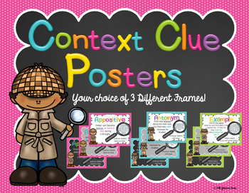 Preview of Context Clue Posters!