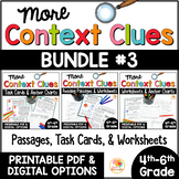 Context Clues Worksheets Activities: Reading Passages, Tas
