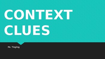 Context Clues by Jade's Lit Lounge | TPT