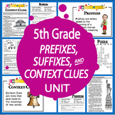 5th Grade Context Clues Worksheets and Prefixes & Suffixes