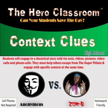 Preview of Context Clues (9-12 Grade) | Hero Classroom (Distance Learning)