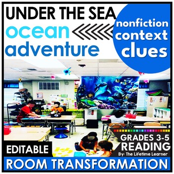 Preview of Context Clues Activities Ocean Reading Comprehension Passages Under the Sea Day