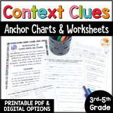 Context Clues Activities: Reading Passages, Anchor Charts,