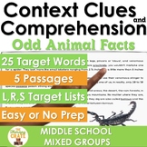 Context Clues Activities for Mixed Middle School Groups Od