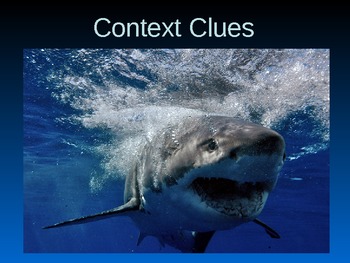 Preview of Context Clues Are Like Sharks