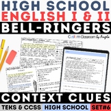 STAAR High School Context Clues Multiple Choice NonFiction