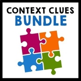 Context Clues Bundle {Task Cards, Exit Slips, Worksheets}