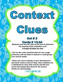 Context Clues Cards #2