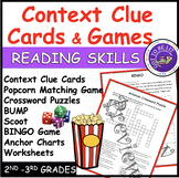 Context Clues Cards and Games: Bump, Scoot, Matching, Bing