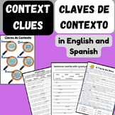 Context Clues/Claves de Contexto for Reading Comprehension