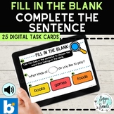 Context Clues - Fill in the Blank | Digital Task Cards for