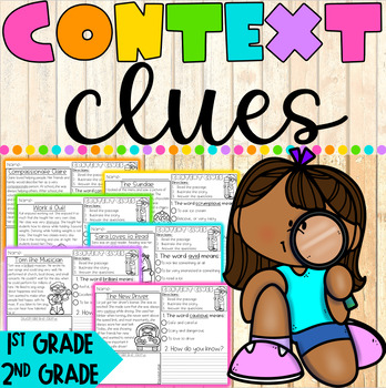 Preview of Context Clues Context Clues Reading Passages Context Clues Activities