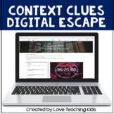 Digital Escape Room ELA - Context Clues Activity Haunted H
