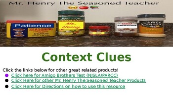 Preview of Context Clues Mini-Lesson