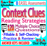 Context Clues EASEL ASSESSMENTS. 5th-6th Grade Vocabulary 
