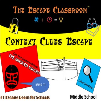 Preview of Context Clues Escape Room (6th - 8th Grade) | The Escape Classroom