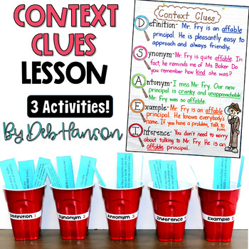 This context clues anchor chart is a staple in my classroom!  A FREE context clues exit ticket is also included in this blog post!