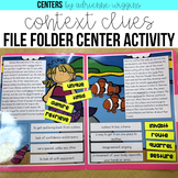 Context Clues File Folder Center