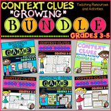 Context Clues GROWING BUNDLE: Task Cards, Sorting Activiti